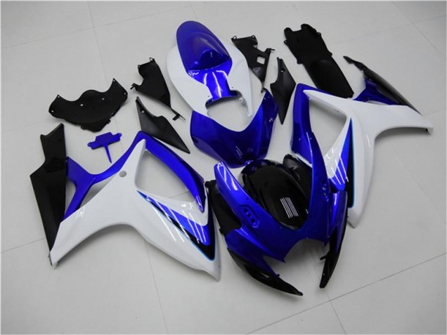 Custom 2006-2007 Blue White Suzuki GSXR 600/750 Motorbike Fairing Custom 2006-2007 Blue White Suzuki GSXR 600/750 Motorbike Fairing