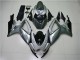 Custom 2006-2007 Silver Grey Suzuki GSXR 600/750 Motorcycle Replacement Fairings Custom 2006-2007 Silver Grey Suzuki GSXR 600/750 Motorcycle Replacement Fairings