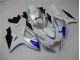 Aftermarket 2006-2007 White Blue Suzuki GSXR 600/750 Motorcylce Fairings