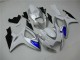 Custom 2006-2007 White Blue Suzuki GSXR 600/750 Motorcylce Fairings Custom 2006-2007 White Blue Suzuki GSXR 600/750 Motorcylce Fairings