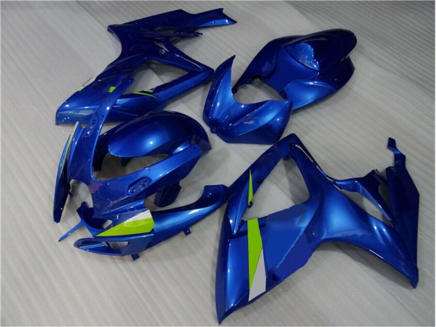 Custom 2006-2007 Blue Suzuki GSXR 600/750 Motorbike Fairings Custom 2006-2007 Blue Suzuki GSXR 600/750 Motorbike Fairings