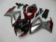 Custom 2006-2007 Red Silver Suzuki GSXR 600/750 Bike Fairing Kit Custom 2006-2007 Red Silver Suzuki GSXR 600/750 Bike Fairing Kit