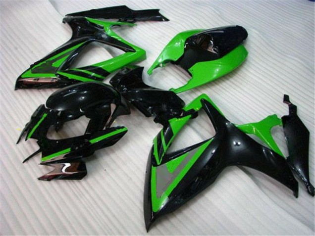 Aftermarket 2006-2007 Green Black Suzuki GSXR 600/750 Motorcycle Bodywork