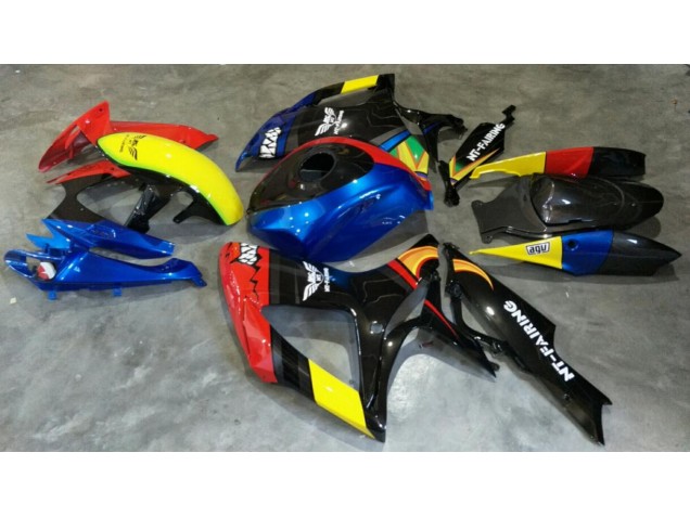 Custom 2006-2007 Red Blue Suzuki GSXR 600/750 Motorbike Fairing Custom 2006-2007 Red Blue Suzuki GSXR 600/750 Motorbike Fairing