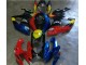 Custom 2006-2007 Red Blue Suzuki GSXR 600/750 Motorbike Fairing Custom 2006-2007 Red Blue Suzuki GSXR 600/750 Motorbike Fairing