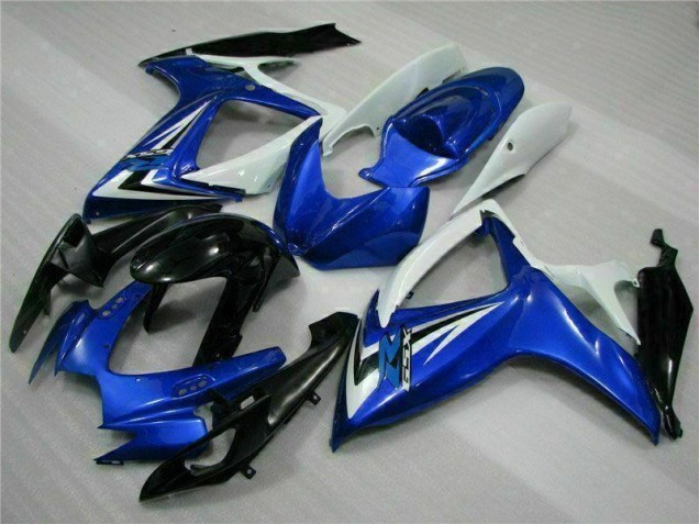 Custom 2006-2007 Blue Suzuki GSXR 600/750 Motorcycle Bodywork Custom 2006-2007 Blue Suzuki GSXR 600/750 Motorcycle Bodywork