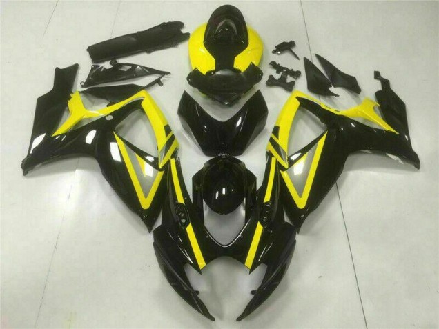 Aftermarket 2006-2007 Black Suzuki GSXR 600/750 Motor Fairings