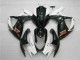 Custom 2006-2007 White Black Suzuki GSXR 600/750 Motorcycle Fairings Kit Custom 2006-2007 White Black Suzuki GSXR 600/750 Motorcycle Fairings Kit