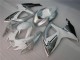 Custom 2006-2007 White Silver Suzuki GSXR 600/750 Motorcycle Fairing Custom 2006-2007 White Silver Suzuki GSXR 600/750 Motorcycle Fairing