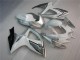 Custom 2006-2007 White Silver Suzuki GSXR 600/750 Motorcycle Fairing Custom 2006-2007 White Silver Suzuki GSXR 600/750 Motorcycle Fairing