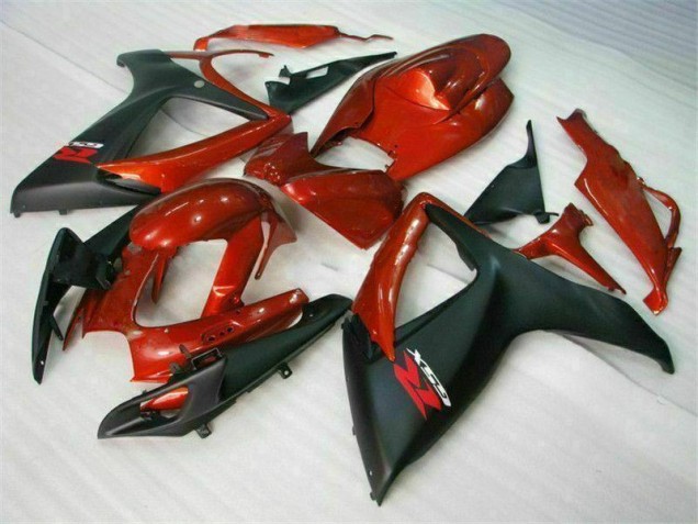 Custom 2006-2007 Red Black Suzuki GSXR 600/750 Motorcycle Bodywork Custom 2006-2007 Red Black Suzuki GSXR 600/750 Motorcycle Bodywork