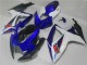 Custom 2006-2007 Blue Suzuki GSXR 600/750 Moto Fairings Custom 2006-2007 Blue Suzuki GSXR 600/750 Moto Fairings