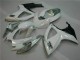 Custom 2006-2007 White Silver Suzuki GSXR 600/750 Motorcycle Fairing Kit Custom 2006-2007 White Silver Suzuki GSXR 600/750 Motorcycle Fairing Kit