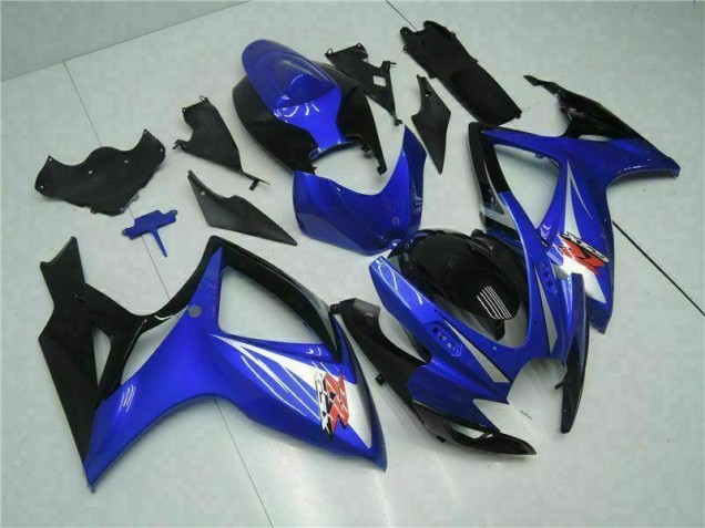 Custom 2006-2007 Blue Suzuki GSXR 600/750 Bike Fairings Custom 2006-2007 Blue Suzuki GSXR 600/750 Bike Fairings