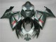 Custom 2006-2007 Silver Black Suzuki GSXR 600/750 Motorcycle Fairings Kits Custom 2006-2007 Silver Black Suzuki GSXR 600/750 Motorcycle Fairings Kits