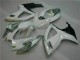 Custom 2006-2007 White Silver Suzuki GSXR 600/750 Motorcycle Fairings Kit Custom 2006-2007 White Silver Suzuki GSXR 600/750 Motorcycle Fairings Kit