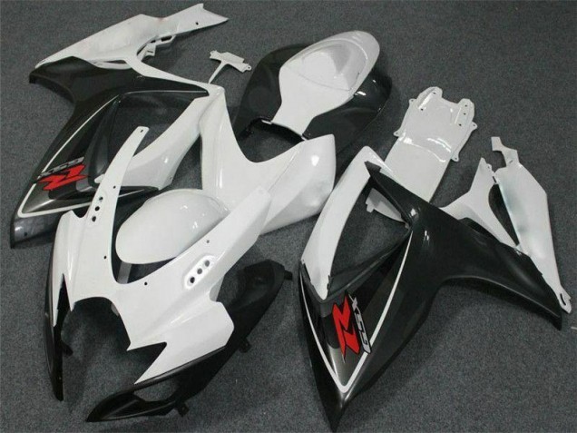 Custom 2006-2007 White Suzuki GSXR 600/750 Motorcycle Fairing Kits Custom 2006-2007 White Suzuki GSXR 600/750 Motorcycle Fairing Kits
