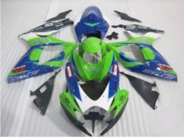 Aftermarket 2006-2007 Blue Green Suzuki GSXR 600/750 Motor Fairings