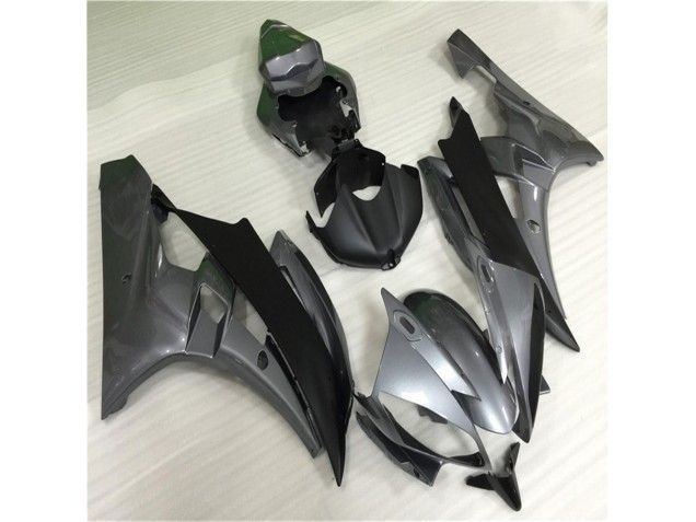 Custom 2006-2007 Grey Black Yamaha YZF R6 Bike Fairing Kit Custom 2006-2007 Grey Black Yamaha YZF R6 Bike Fairing Kit