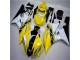 Custom 2006-2007 Yellow White Black Yamaha YZF R6 Motorbike Fairing Kits Custom 2006-2007 Yellow White Black Yamaha YZF R6 Motorbike Fairing Kits