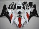 Custom 2006-2007 Red White Black Yamaha YZF R6 Moto Fairings Custom 2006-2007 Red White Black Yamaha YZF R6 Moto Fairings