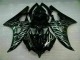 Custom 2006-2007 Silver Flame Black Yamaha YZF R6 Motor Fairings