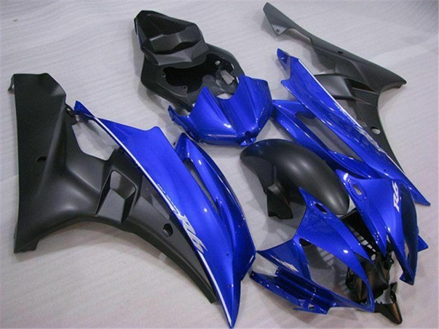 Custom 2006-2007 Blue Black Yamaha YZF R6 Motor Fairings Custom 2006-2007 Blue Black Yamaha YZF R6 Motor Fairings
