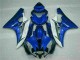 Custom 2006-2007 Blue White Yamaha YZF R6 Bike Fairings Custom 2006-2007 Blue White Yamaha YZF R6 Bike Fairings