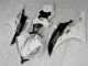 Custom 2006-2007 White Black Yamaha YZF R6 Bike Fairings Custom 2006-2007 White Black Yamaha YZF R6 Bike Fairings