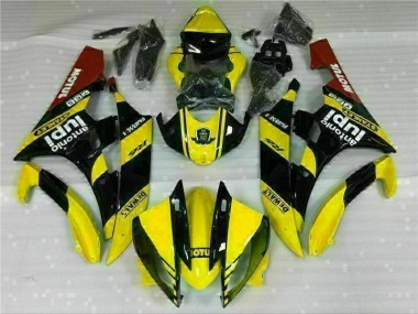 Custom 2006-2007 Yellow Yamaha YZF R6 Motor Bike Fairings