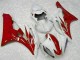 Custom 2006-2007 Red White Yamaha YZF R6 Motorcycle Bodywork Custom 2006-2007 Red White Yamaha YZF R6 Motorcycle Bodywork