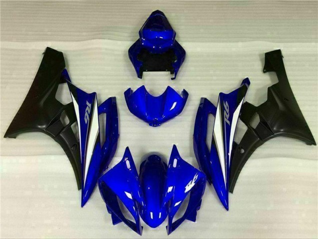 Custom 2006-2007 Blue Yamaha YZF R6 Motorcylce Fairings Custom 2006-2007 Blue Yamaha YZF R6 Motorcylce Fairings