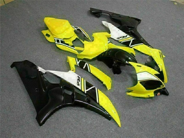 Custom 2006-2007 Yellow Yamaha YZF R6 Bike Fairing Custom 2006-2007 Yellow Yamaha YZF R6 Bike Fairing