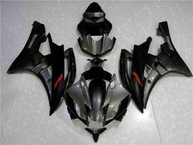 Custom 2006-2007 Grey Black Yamaha YZF R6 Motorcycle Bodywork Custom 2006-2007 Grey Black Yamaha YZF R6 Motorcycle Bodywork