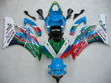 Custom 2006-2007 Multi Color Yamaha YZF R6 Motorcycle Fairings Kit