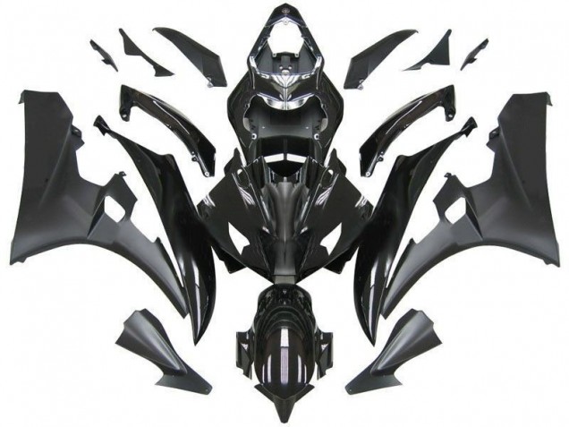 Custom 2006-2007 Contrast Black Yamaha YZF R6 Bike Fairings Custom 2006-2007 Contrast Black Yamaha YZF R6 Bike Fairings