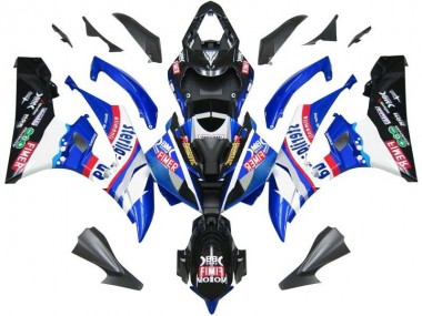 Custom 2006-2007 Blue Black Sterilgard Yamaha YZF R6 Motorbike Fairing