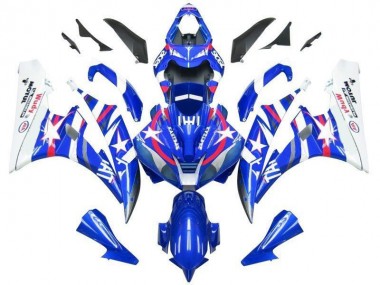 Custom 2006-2007 Blue Star Fiat Yamaha YZF R6 Replacement Motorcycle Fairings