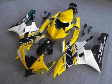 Custom 2006-2007 Yellow Black Yamaha YZF R6 Replacement Fairings