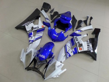 Custom 2006-2007 Blue Blue White ENEOS Yamaha YZF R6 Motorbike Fairing
