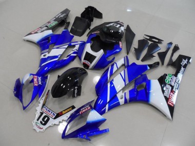 Custom 2006-2007 Blue Sterilgarda Yamaha YZF R6 Motor Bike Fairings
