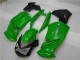 Custom 2006-2008 Green Kawasaki EX650 Motorcycle Fairing Kit