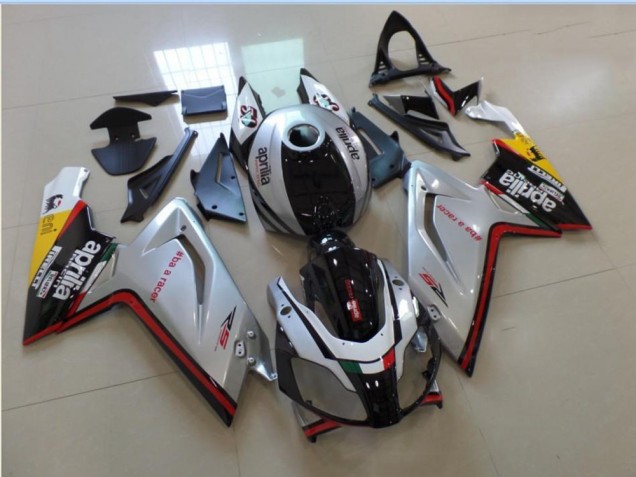 Custom 2006-2011 Silver Black Red Aprilia RS125 Motorbike Fairings Custom 2006-2011 Silver Black Red Aprilia RS125 Motorbike Fairings