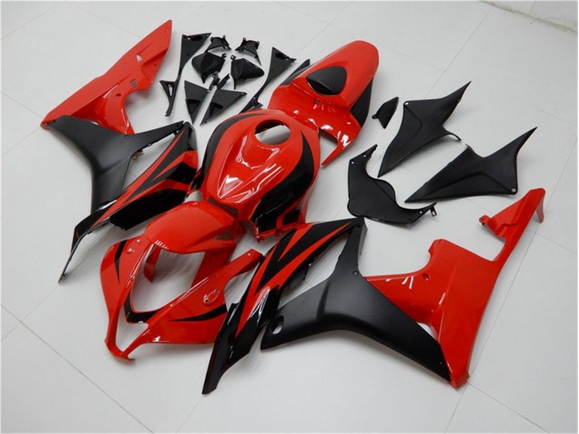 Custom 2007-2008 Black Red Honda CBR600RR Motorcycle Fairing Kit Custom 2007-2008 Black Red Honda CBR600RR Motorcycle Fairing Kit