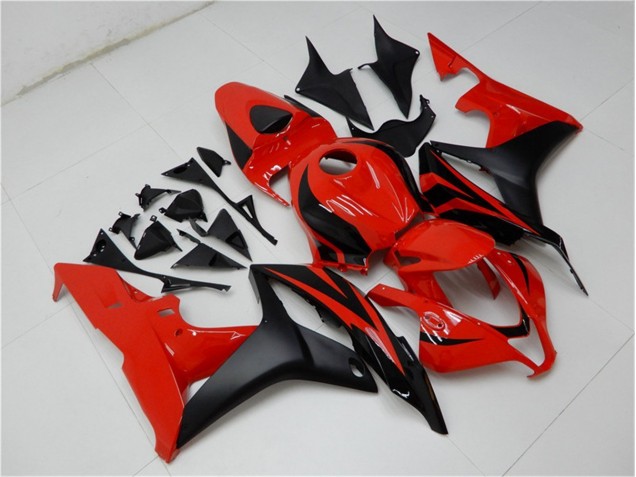 Custom 2007-2008 Black Red Honda CBR600RR Motorcycle Fairing Kit Custom 2007-2008 Black Red Honda CBR600RR Motorcycle Fairing Kit