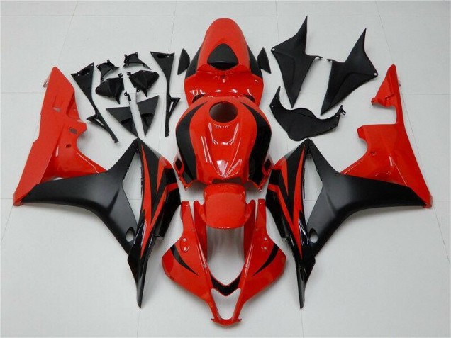 Custom 2007-2008 Black Red Honda CBR600RR Motorcycle Fairing Kit Custom 2007-2008 Black Red Honda CBR600RR Motorcycle Fairing Kit
