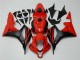 Custom 2007-2008 Black Red Honda CBR600RR Motorcycle Fairing Kit Custom 2007-2008 Black Red Honda CBR600RR Motorcycle Fairing Kit