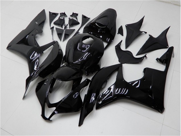 Custom 2007-2008 Glossy Black Honda CBR600RR Bike Fairings Custom 2007-2008 Glossy Black Honda CBR600RR Bike Fairings