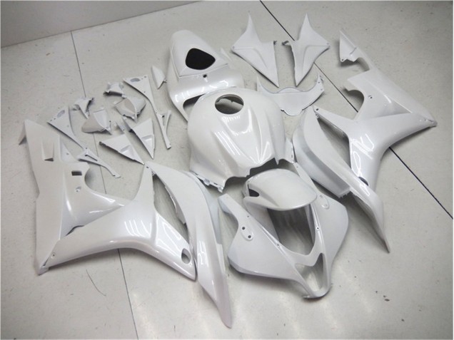 Custom 2007-2008 Pearl White Honda CBR600RR Motorbike Fairing Custom 2007-2008 Pearl White Honda CBR600RR Motorbike Fairing