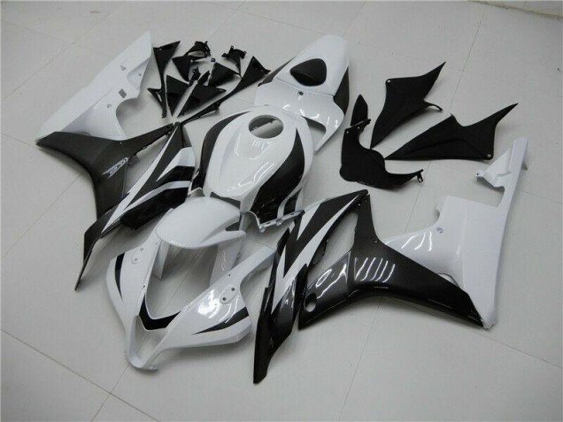Custom 2007-2008 White Black Honda CBR600RR Motorbike Fairing Custom 2007-2008 White Black Honda CBR600RR Motorbike Fairing